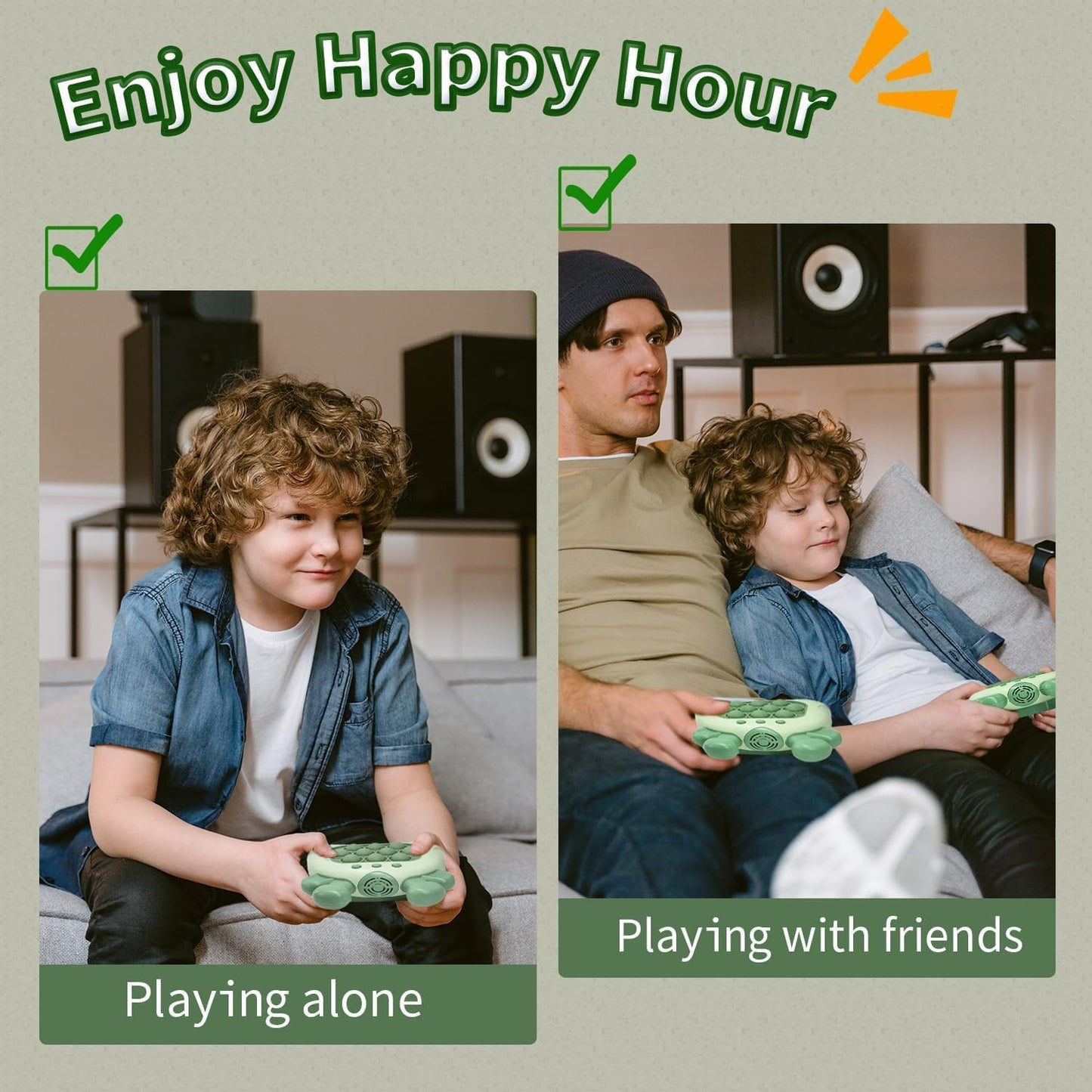 Upgrade Quick Push Toy with Lights, Fast Push Bubble Game Fidget Sensory Toys, Pocket Game for Kids Children's Decompression Breakthrough Puzzle Game Machine