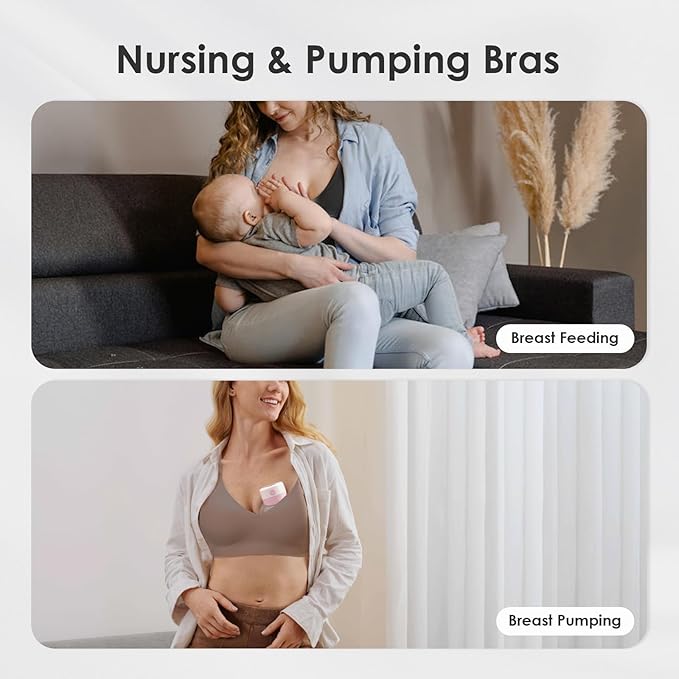 As Fairy Seamless Nursing Bras for Breastfeeding Soft Wireless Sleep Maternity Bralette Regular and Plus Size