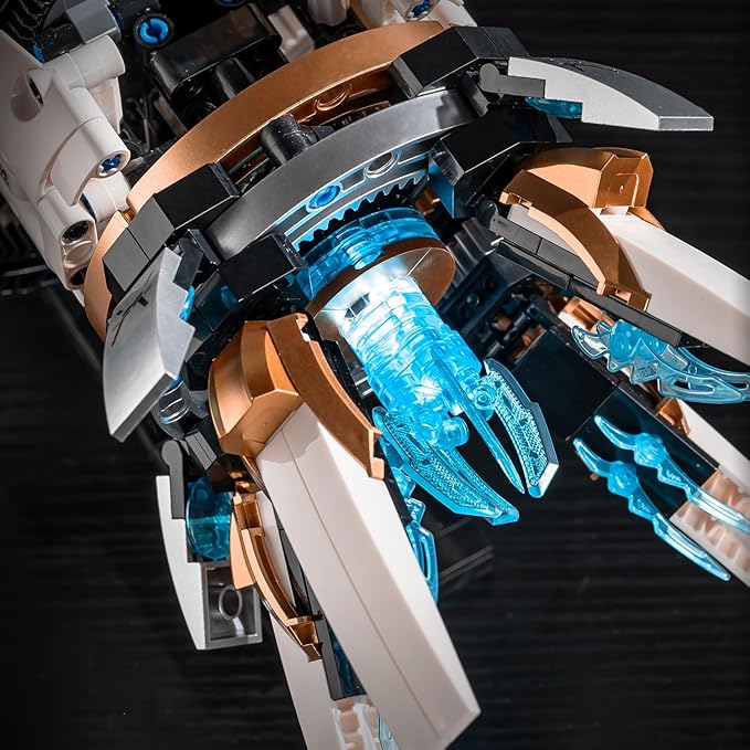 Space Spaceship Building Blocks Set,with Lights and Power Motor,Interstellar Space Station,Space Exploration Toy,Creative Gift Idea for Adults and Space Fans,for Boys and Gril Age 8-12