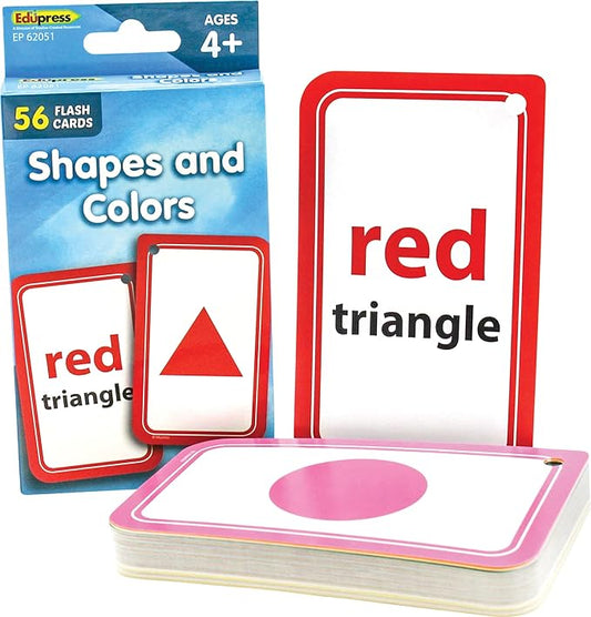 Teacher Created Resources Shapes and Colors Flash Cards (EP62051) Medium