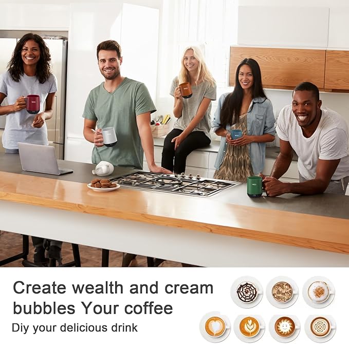 Temperature Control Smart Mug, Self Heating Coffee Mug LED Display, 180 Min Battery Life - Hot up to 149℉ Fast Wireless Charger Base Improved Design coffee serving sets mug(12oz, Black)