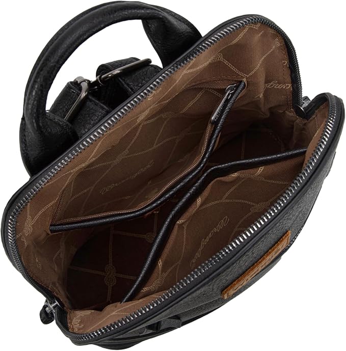 Montana West Wrangler Backpack Purse for Women Medium Ladies Bookbag Travel Daypacks Bags Black Purse