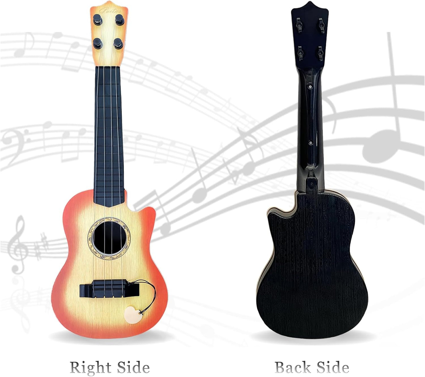 17inch Mini Guitar Toy, 4 Strings Guitar for Kids Musical Instrument Toys for Toddler Kids/Boys/Girls/Beginner.