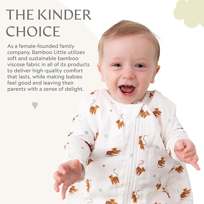 Bamboo Little Soft Baby Footie Pajamas, Baby Clothes, Newborn Sleepers, 95% Viscose and 5% Spandex, 0-24 Months