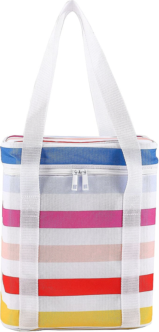 4 Bottle Wine Bag,Insulated&Leakproof Wine Cooler Bag,Wine Carrier Wine Tote Bag Wine Bottle Bag,Insulated Cooler Bag for Travel Picnic Beach Camping,Wine Gifts for Women Wine Lover,Wine Accessories