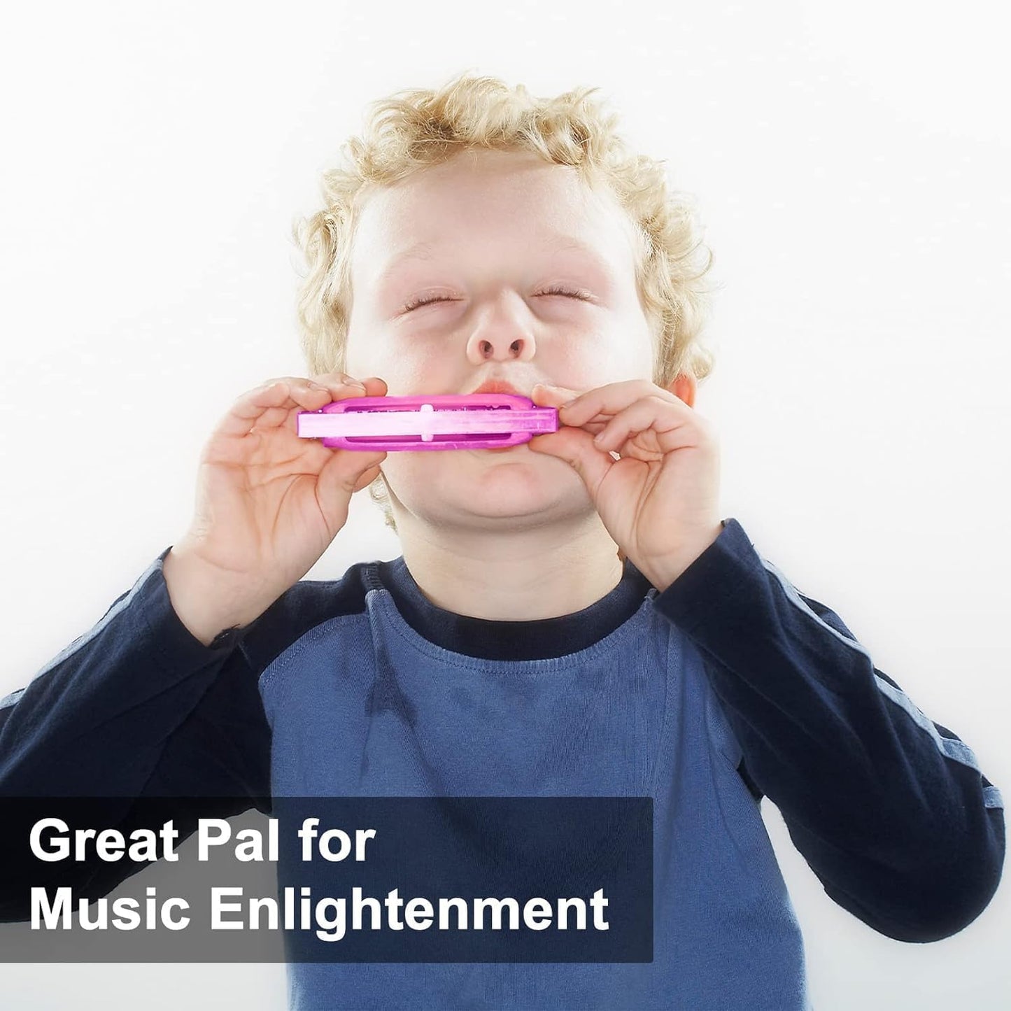 6 Pcs Kids Harmonica 10 Hole, Plastic Harmonica for Kids with 6 Colors Educational Toys Beginners Toy Musical Instruments for Kids, Children and Adults (Blue, Pink, Green, Orange, red, Yellow)