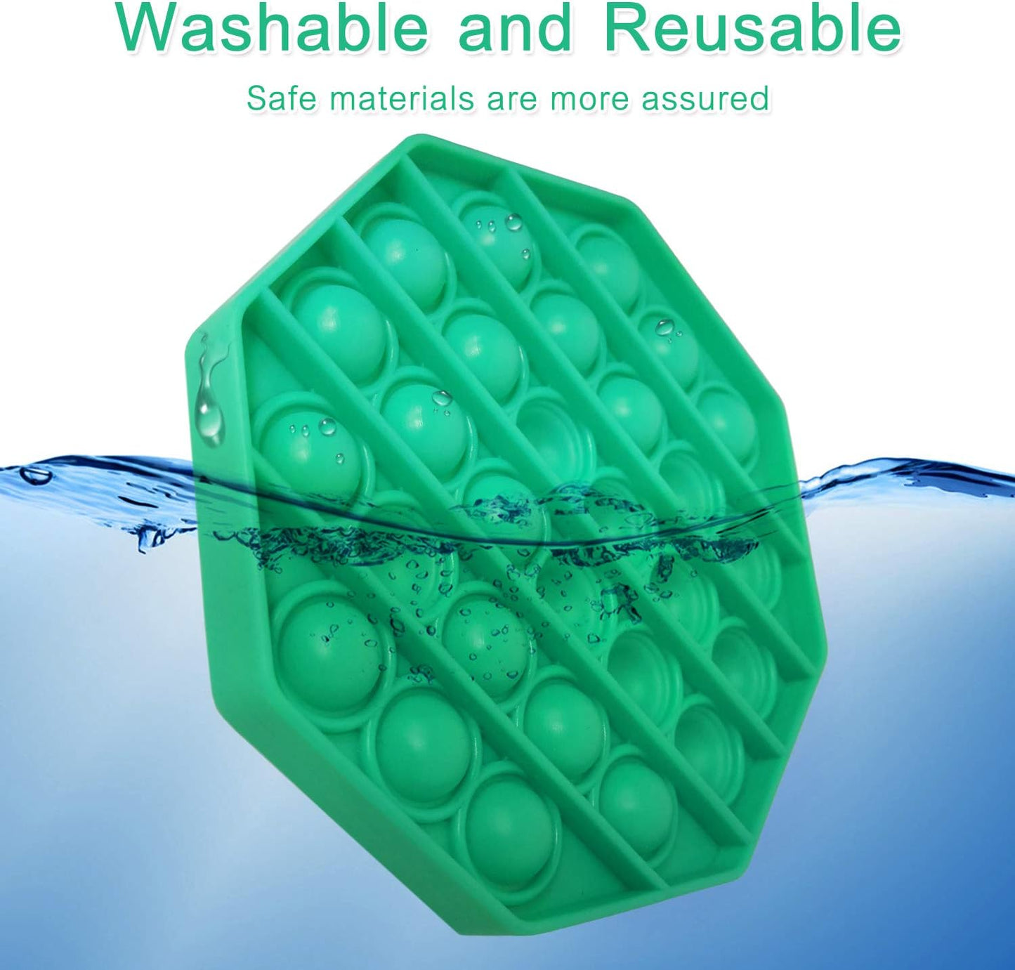 Sensory Fidget Toys, Silicone Squeeze Decompression Toy Games, Stress Relief Toys for Adults Funny Toy for Age 6+ Kids Teens, 3PCS