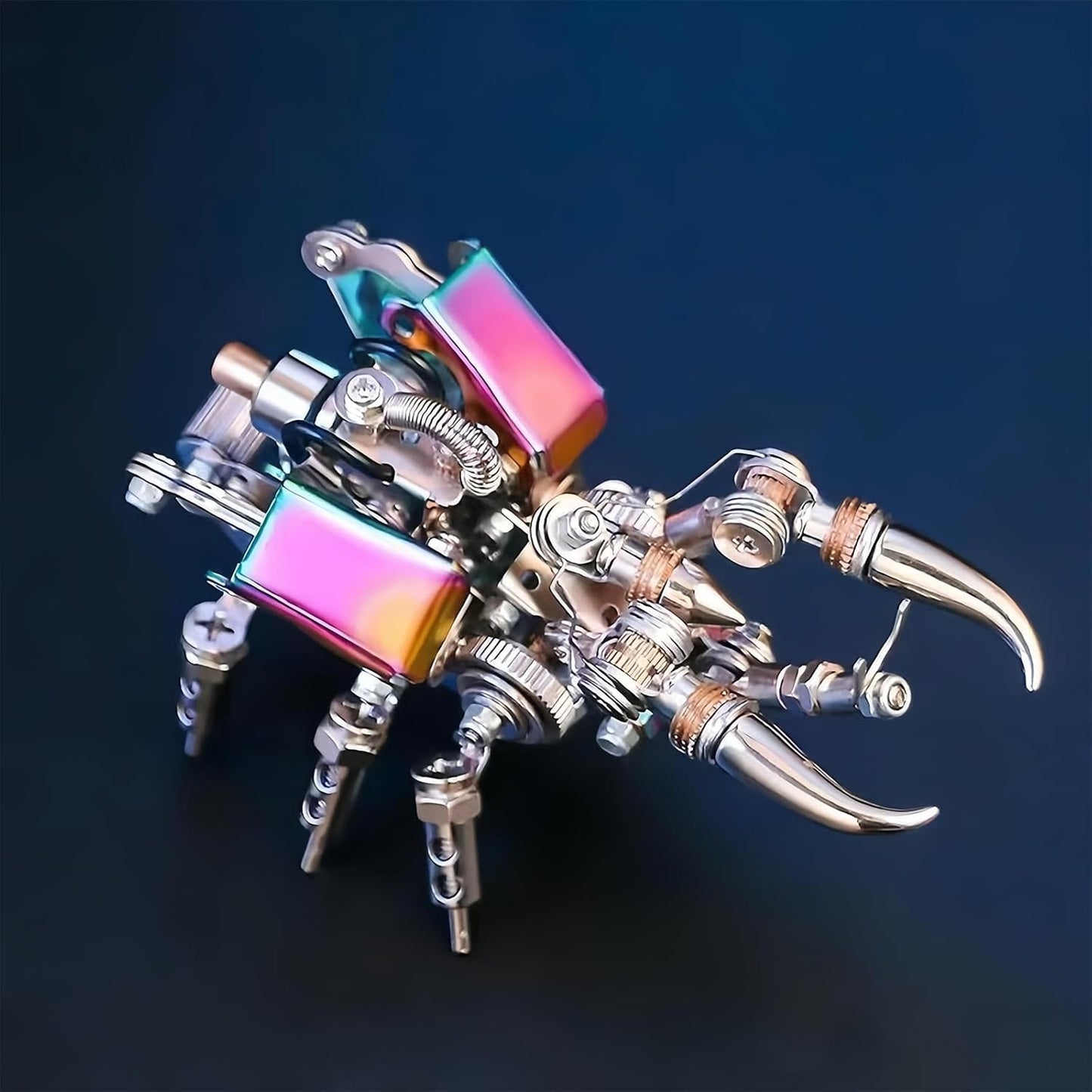 Adult 3D Metal Puzzle, Punk Beetle Metal Model Set, 3D Puzzle Mechanical Insect Building Blocks, Fun DIY Assembly, high-end Men's Gifts.