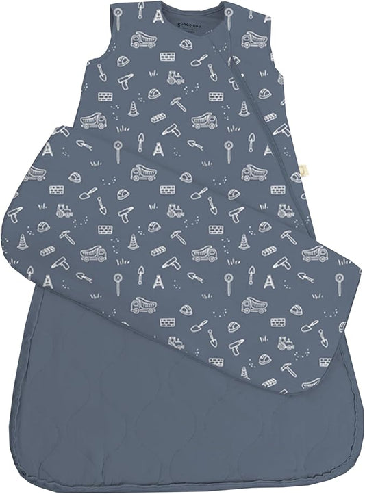 GUNAMUNA günamüna Unisex Baby, Toddler Wearable Blanket, Sleeping Bag Bamboo Rayon, Sleep Sack with Diaper Zipper, 2.6 TOG