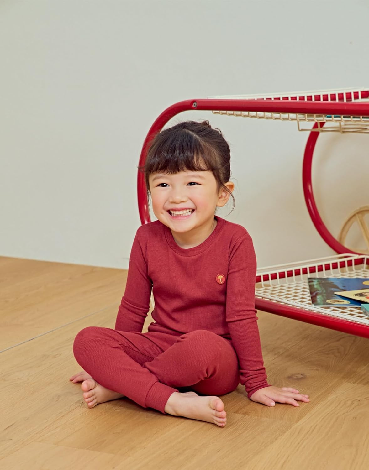 moimoln Pajamas Set 6M-5Y Solid Ribbed Unisex Baby & Toddler, Soft Viscose, Snug-Fit, Everyday Sleepwear