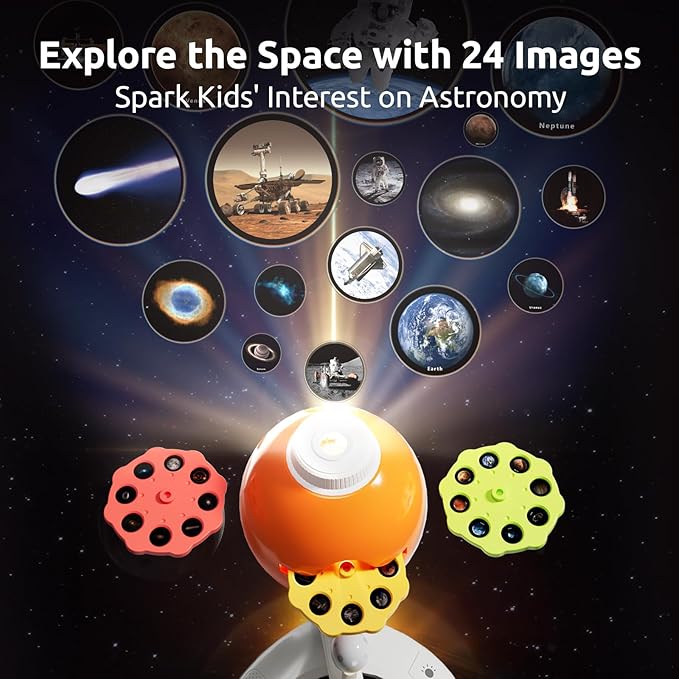 Science Can Solar System for Kids, Interactive Talking Solar System Model, STEM Planetarium Projector with 8 Planets, Space Toys Gift for Age 6-12 Boys & Girls, Classroom & Home Astronomy Learning