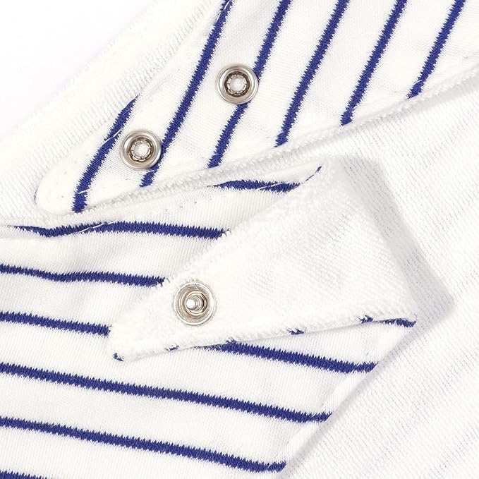 JN&LULU 3 Pack Newborn Baby Bibs Bandana Drool Bibs for Drooling Cotton Baby Gifts