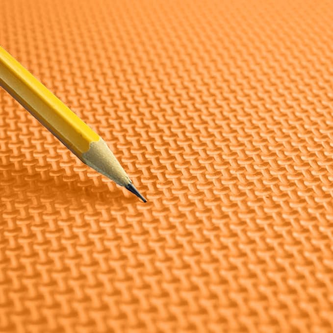FlooringInc's 1/2" Soft Non-Toxic Baby Play Mat, Toddler Playmat, Colorful Puzzle PlayMat, Floor Mats for Kids & Babies, EVA Foam Interlocking Tiles for Nursery & Playroom | Orange, 78 Tiles, 312 SqFt