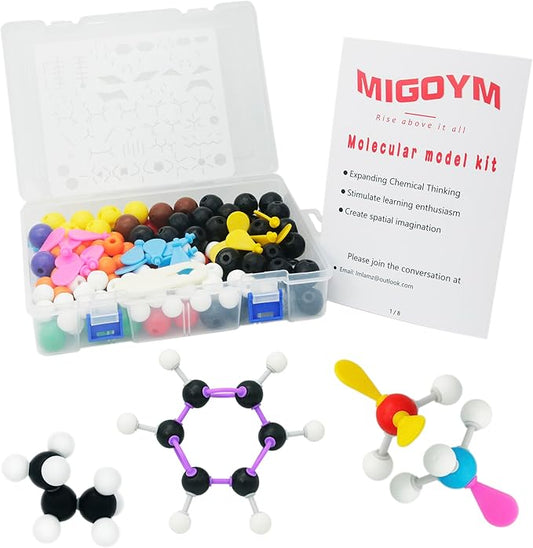 Molecular Model Kit (501 PCS) Explore The Fascinating World of Chemistry - Perfect for Teachers and Students Organic and Inorganic Chemistry Learning
