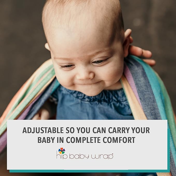 Hip Baby Wrap Ring Sling Baby Carrier for Infants and Toddlers - Beautiful, 100% Soft Cotton Baby Wraps Carrier For Babies 8-35 lbs, Perfect Baby Shower Gifts Moms And Dads - Nursing Cover (Turquoise)