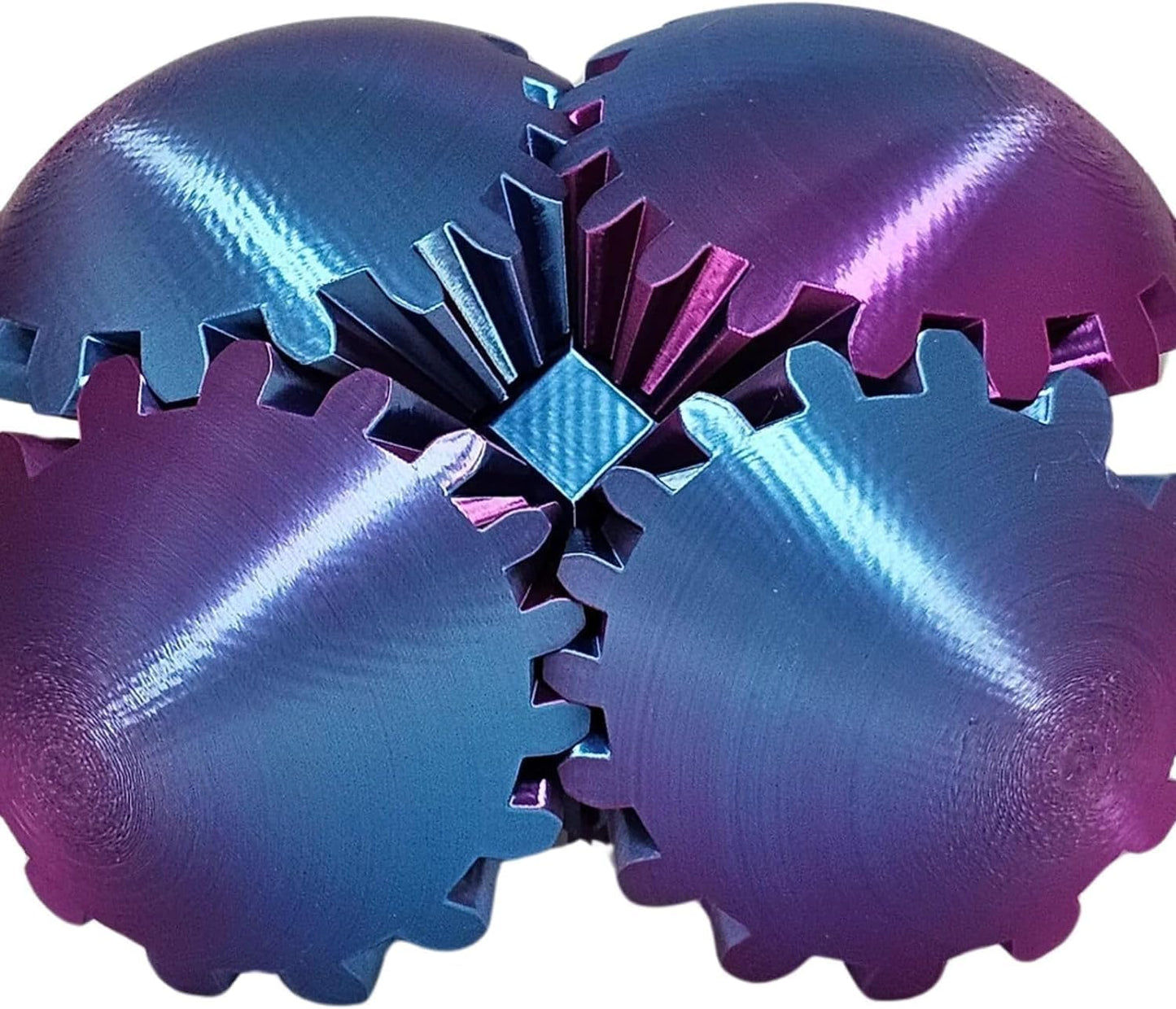 Gear Ball 3D Printed Fidget Toy Stress and Anxiety Relief Desk Toy for Focus and Relaxation