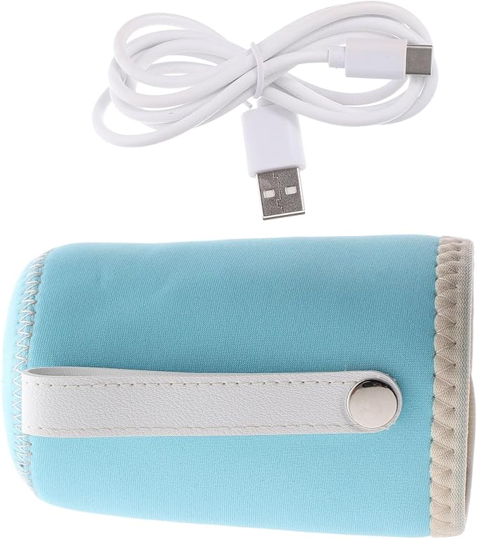 Amosfun Portable USB Bottle Warmer for Home and Travel - Portable Feeding Bottle Heater Water Warmer Outdoor Milk Bottle Warmer