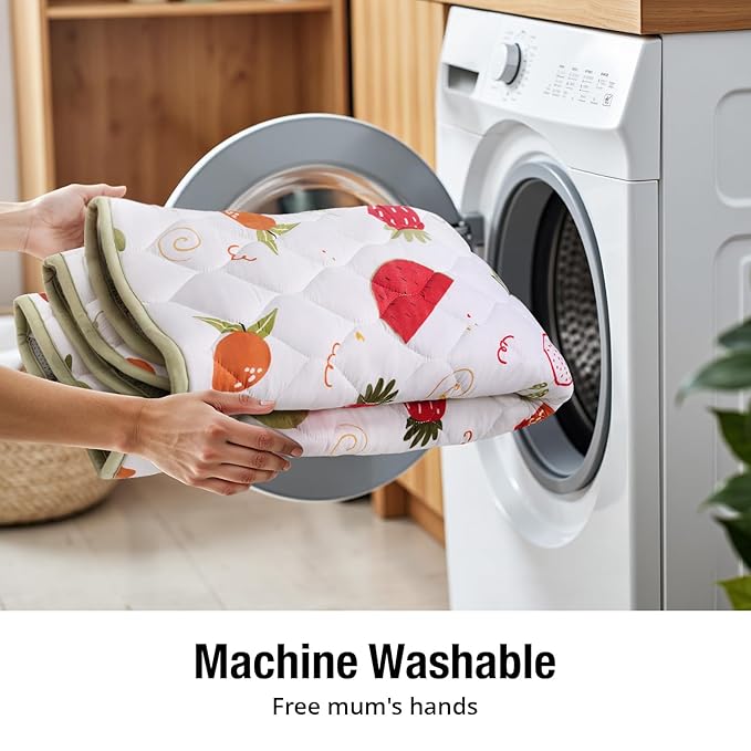 50x50 Playpen Mat, PIGLOG 0.8 Inch Thick Foam Baby Play Mat for Floor, Soft Fabric Cushioned Play mat for Babies，Washable Non-Slip Playmate for Baby, Infants & Toddlers (Milky White)