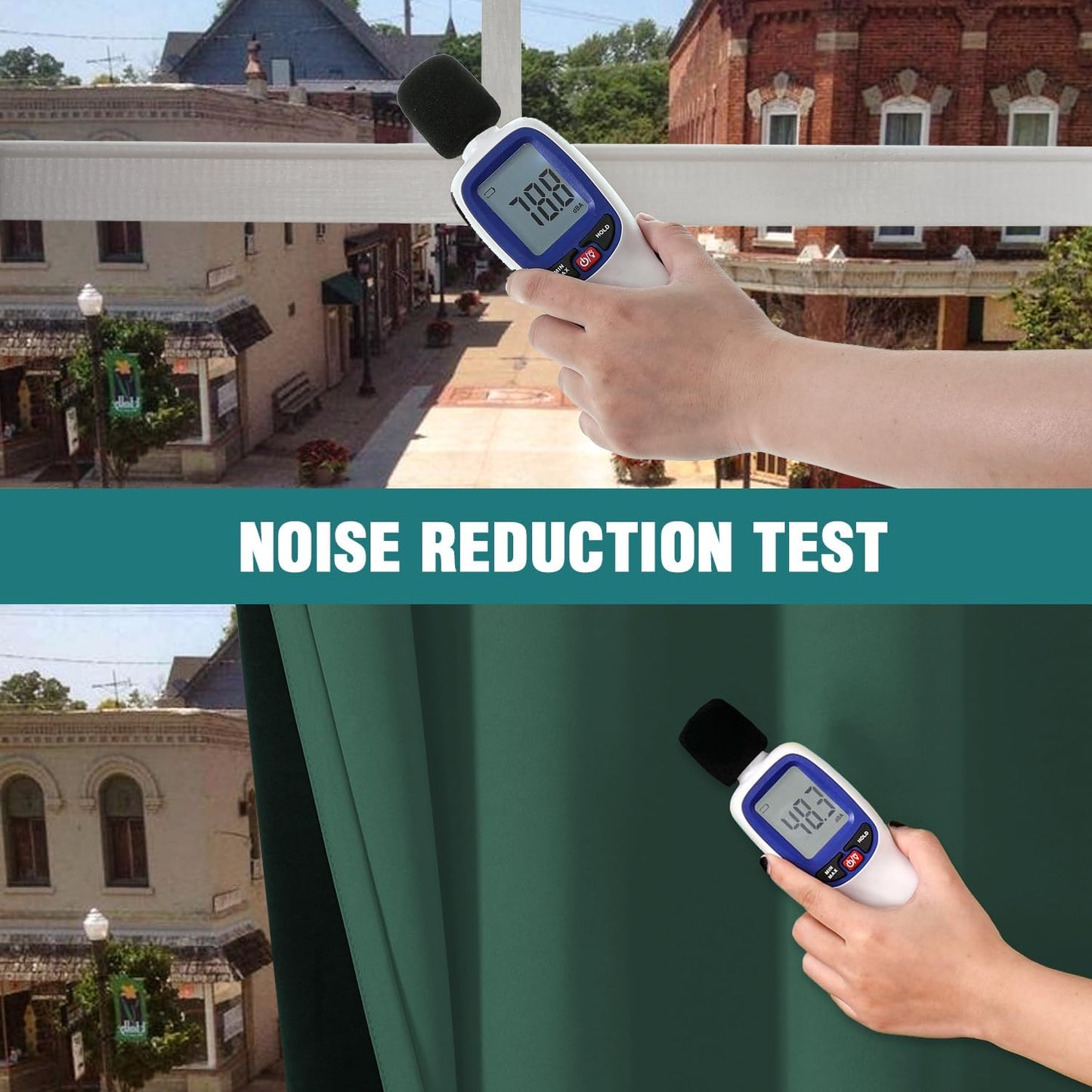 ChrisDowa 100% Blackout Curtains for Bedroom with Black Liner, 2 Thick Layers Total Blackout Thermal Insulated Grommet Window Curtains 2 Panels Set (Forest Green, 52 x 72 Inch)