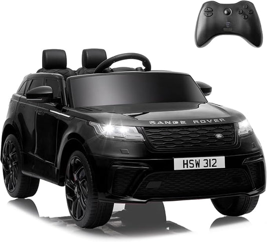 TOBBI 12V Ride On Car,Licensed Land Rover VELAR Electric Vehicle Toy for Kid & Toddler,Battery Powered Electric Truck with Parental Remote Control,Music,Spring Suspension