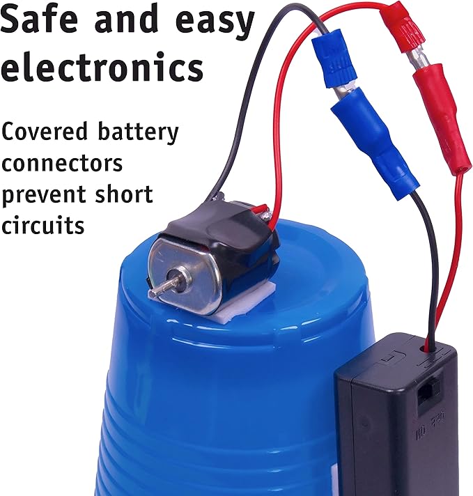 DIY Doodle Scribble Bot Kit – Bulk Pack of 10 Drawing Motorized Doodle Art Robot Projects for Kids - STEM & STEAM Classroom Robotics Activity