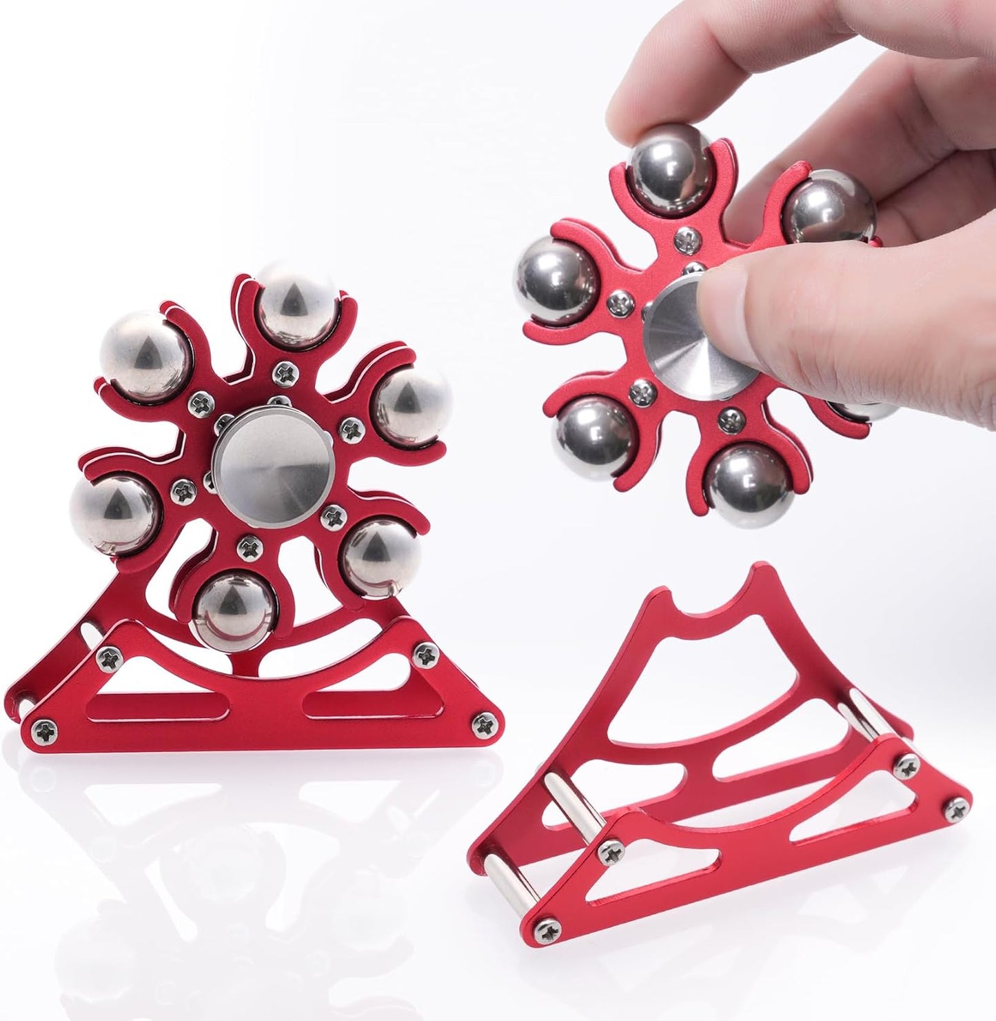 Desk-Fidget-Toys for Ferris-Wheels-Spinner: Metal Kinetic-Spinner 4mins, Cool-Gadgets for Kid Children Teen Adult EDC-Toy, ADHD Tools Cool-Stuff Stress Relief Gift for Office Home School Christmas