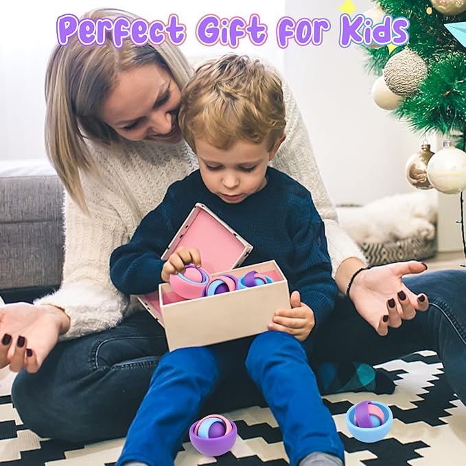 Fidget Toys Adults, Sensory Toys for Kids, Gift for Boys Girls Teens Halloween New Year Party Favors, ADHD Autism Stress Relief Finger Toy