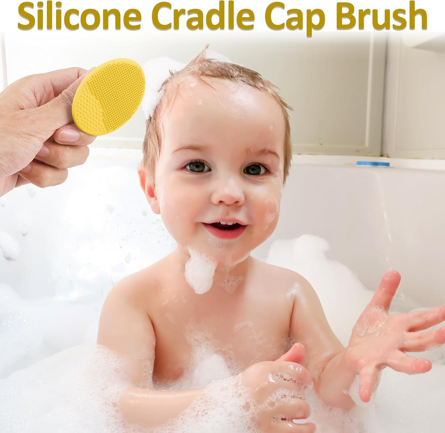 Baby Grooming Kit, Infant Safety Care Set with Hair Brush Comb Nail Clipper Nasal Aspirator,Baby Essentials Kit for Newborn Girls Boys (Yellow)