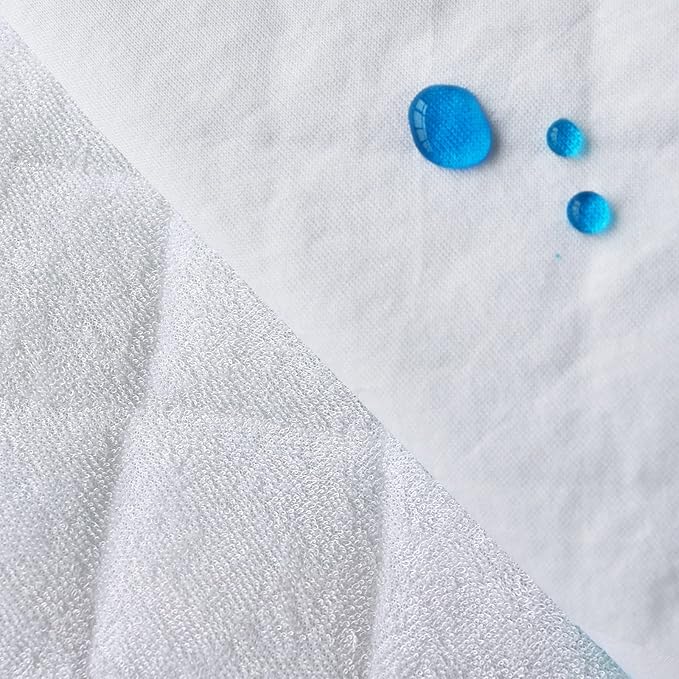 Bassinet Mattress Protector, Universal Fit for Halo Bassinest Swivel and Hourglass/Oval Bassinet Mattress, Ultra Soft Waterproof and Breathable, 2 Pack