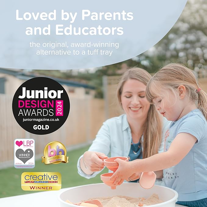 Inspire My Play Sensory Bin with Lid and Removable Storage Inserts - Sensory Bins for Toddler Crafts - Kids Sensory Toys for Autistic Children - Sensory Activities for Toddlers