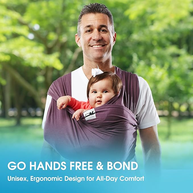 Original Baby K'tan Baby Carrier: #1 Easy Pre-Wrapped, Soft, Slip-On, No Rings, No Buckles | 5 in 1 Baby Sling Gift | The Best Hands Free Infant Wrap For Newborn to Toddler up to 35lb (See Size Chart)