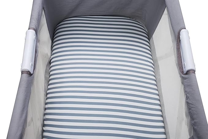 Onacosht Bassinet Sheets for Baby Boy and Girl, Stretchy Breathable Fitted Sheet Universal for Bassinet Cradle Hourglass Oval Rectangle Pad/Mattress, 4 Pack Stripe Star Cloud and Arrow Printing