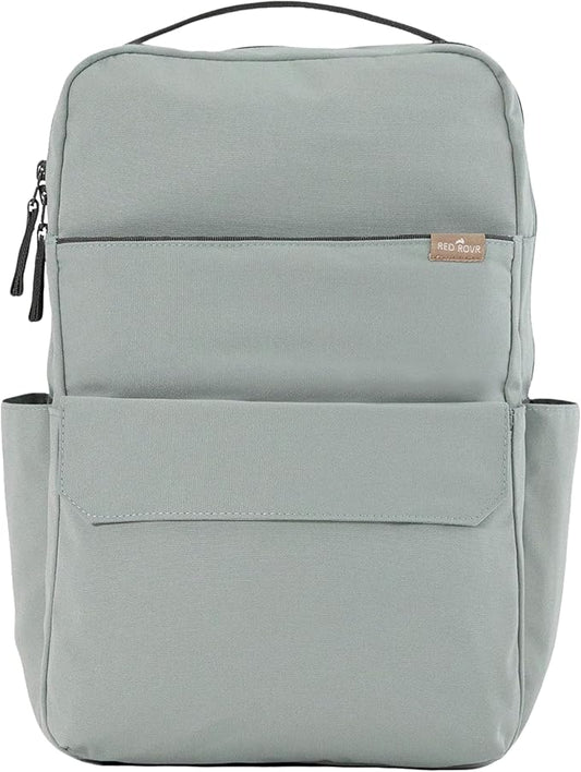 RED ROVR Roo Lightweight 1 LB Diaper Bag Backpack | 11 organizational pockets| Durable & Water-Resistant (Sage)