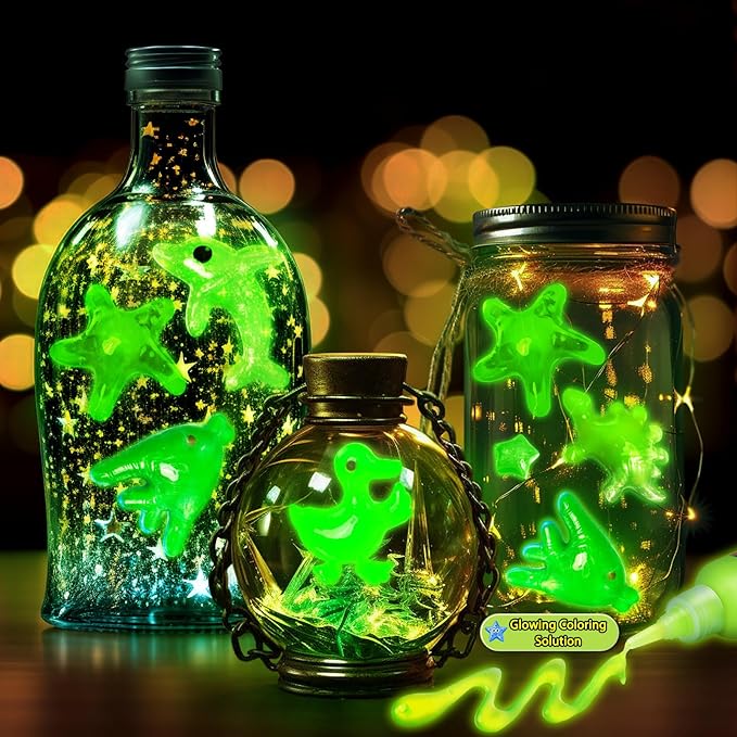 JOPSHEEN Magic Water Elf Toy Kit for Kids - Water Pets with 10 Colors - DIY Squishies Maker Crafts Birthday Gifts for Boys and Girls