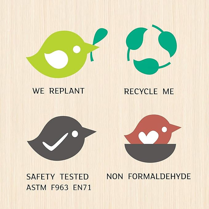 Tender Leaf Toys - Safari Binoculars - Wooden Binoculars with Kaleidoscope Lenses for Kids - Adjustable Pretend Play Toy for Safari Adventures - Ages 3+