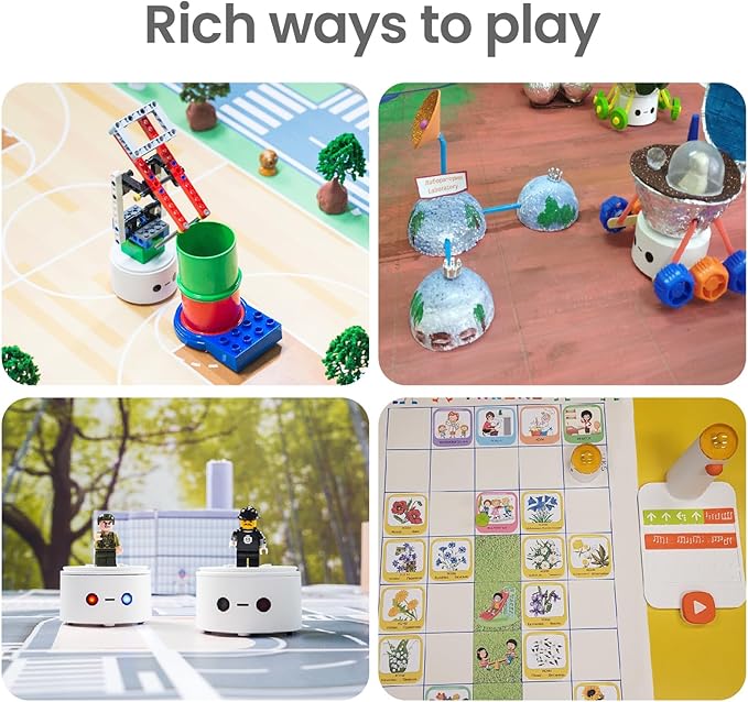 Coding Set Pro STEM Robot for Kids Ages 4+, Coding Robot for Kids to Learn Early Programming, Educational Toy for Homeschool & Classroom Ages 4-10