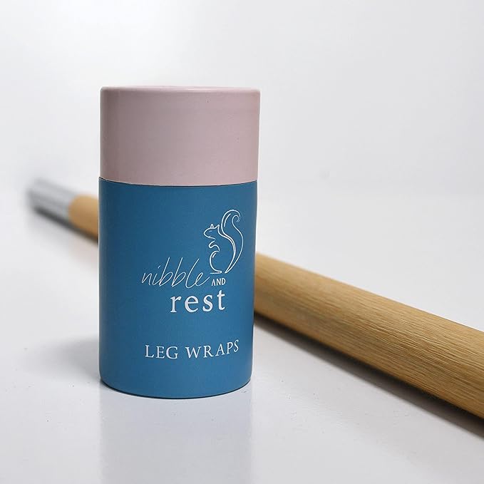 Nibble and Rest Highchair Decorative Leg Wraps, Bamboo Style, Highchair Accessories, Compatible with IKEA Antilop Highchair, Includes 4 Pre-Cut Adhesive Strips