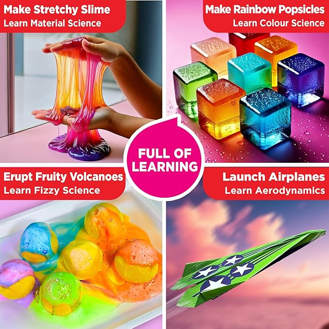 Doctor Jupiter My First Amazing Science Kit for Girls Ages 4+ | Birthday Gift Ideas for 4-5-6-7-8 Year Old Girls | 100+ Experiments | STEM Learning & Educational Toys, Summer Activities