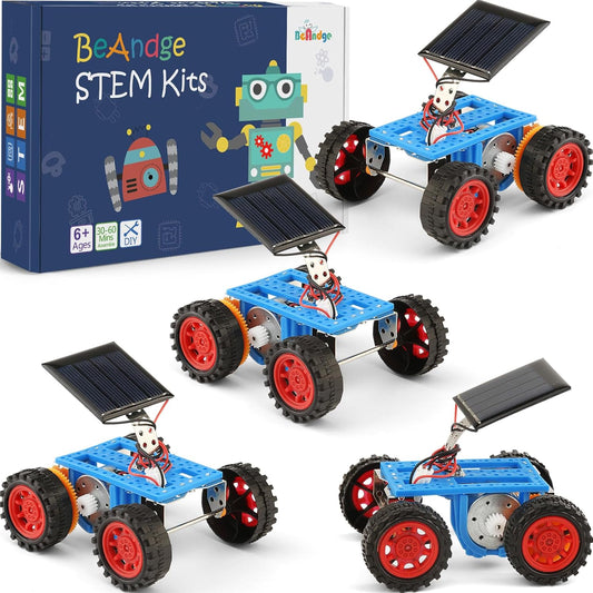 Bulk STEM Solar Robot Kits, STEM Building Toys for 6 7 8 10 12 13 Year Old Boys Girls Crafts, Robotics Science Kits for Kids 8-12 8-10 6-8, Classroom School Gifts Engineering Coding Motor Car Projects