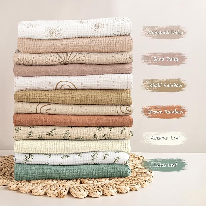 lulumoon Muslin Bassinet Sheets Baby: Cotton Bedside Sleeper Bassinet Sheets Fitted for Boys and Girls