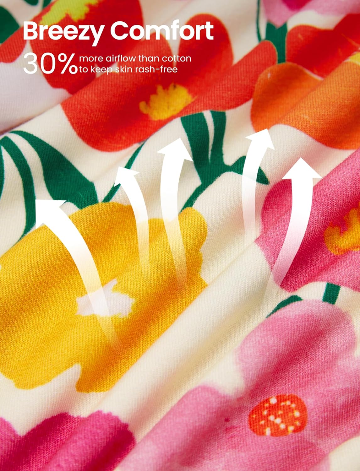 PATPAT Bamboo Viscose Pajama Set for Toddlers with Improved Tensile Strength, Snug Fit Pjs Sleeper for Baby Boys Girls Kids