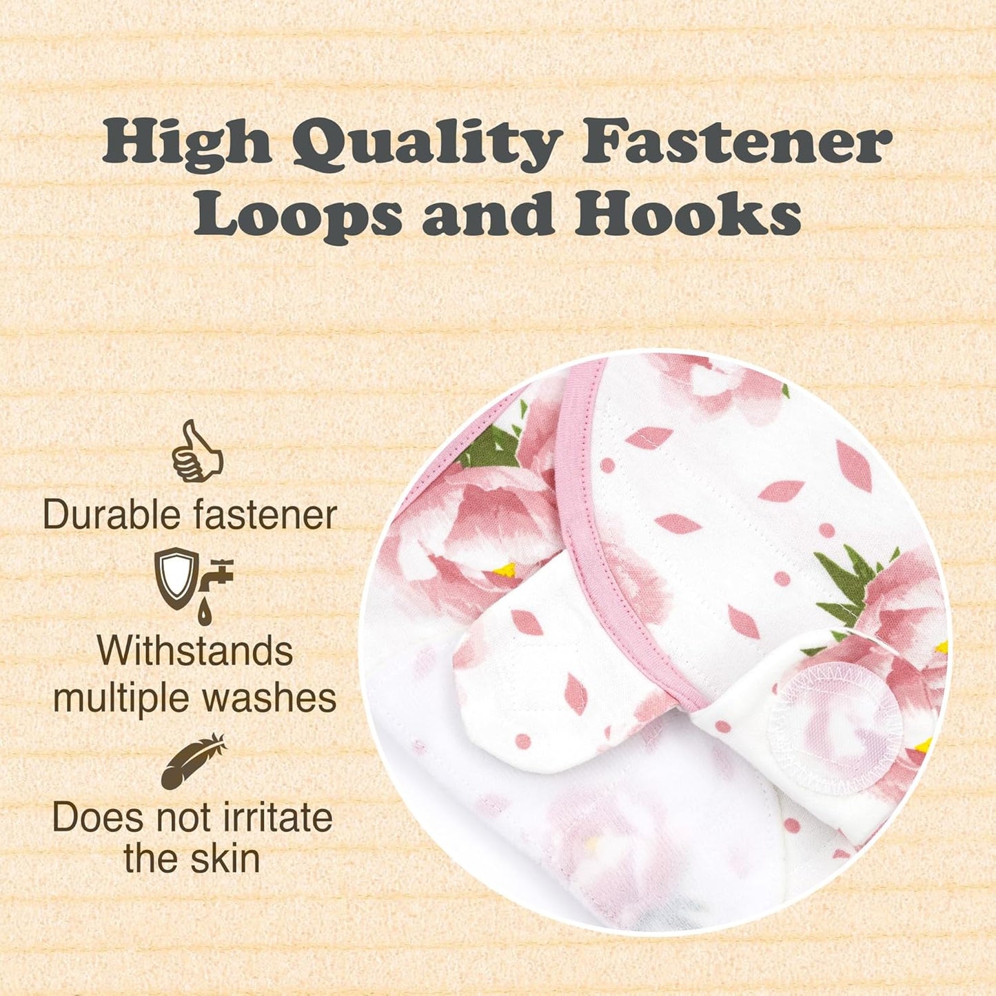 Bublo Baby Swaddles for Newborns – 3-Pack Infant Swaddles 3-6 Months – Adjustable Swaddle Sleep Sack – Soft Organic Cotton Baby Wrap for Safe & Cozy Sleep (Hearts-Flowers)