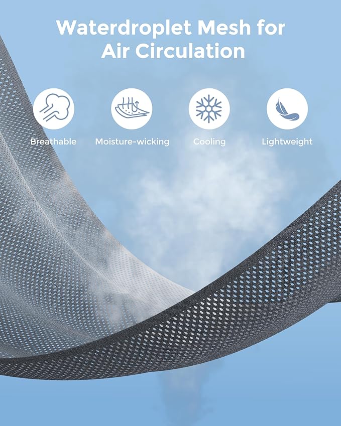 Momcozy Baby Carrier AirMesh - The Perfect Summer Water Sling for Newborns to Toddler 8-35 lbs - Cooling, Breathable and Lightweight Baby Wrap, Nice for Summer, Pool, Beach, Swimming, Charcoal Gray