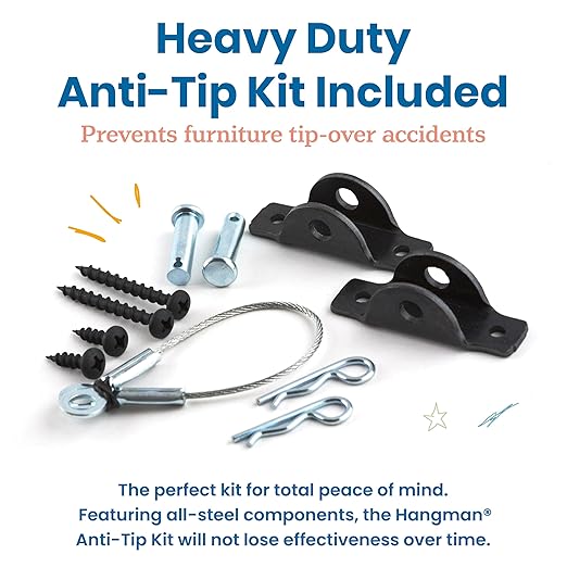 ECR4Kids Play Kitchen Stove, Wooden Playset, White Wash