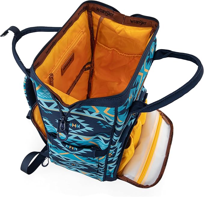 Montana West Wrangler Callie Diaper Bag Backpack with Stroller Straps Multifunction Baby Travel Bag WG2204-9110NY