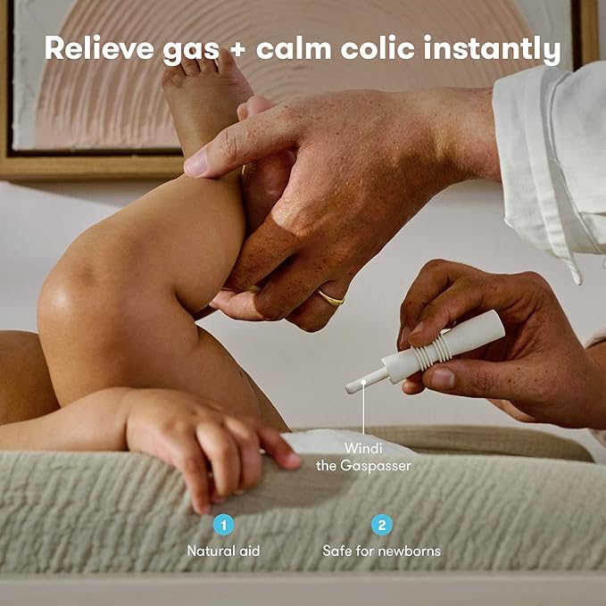 Frida Baby Bitty Bundle of Joy Mom & Baby Essentials Healthcare and Grooming Gift Kit Includes Peri Bottle, NoseFrida Snotsucker, Windi Gaspasser & Nail Clipper + File Set (Pack of 2)