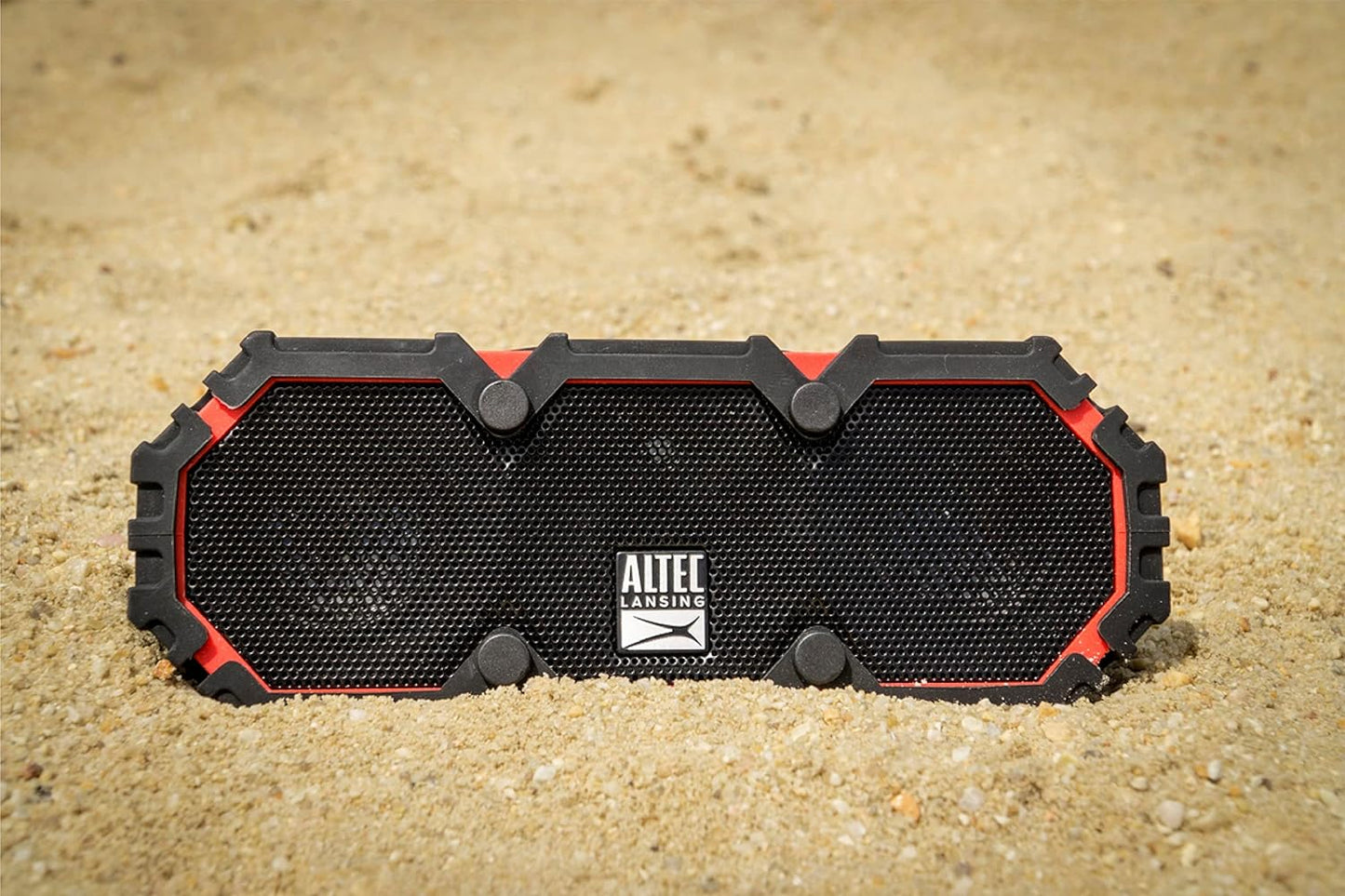 Altec Lansing LifeJacket 2 - Waterproof Bluetooth Speaker, Floating Portable Speaker for Travel & Outdoor Use, Deep Bass & Loud Sound, 30 Hour Playtime
