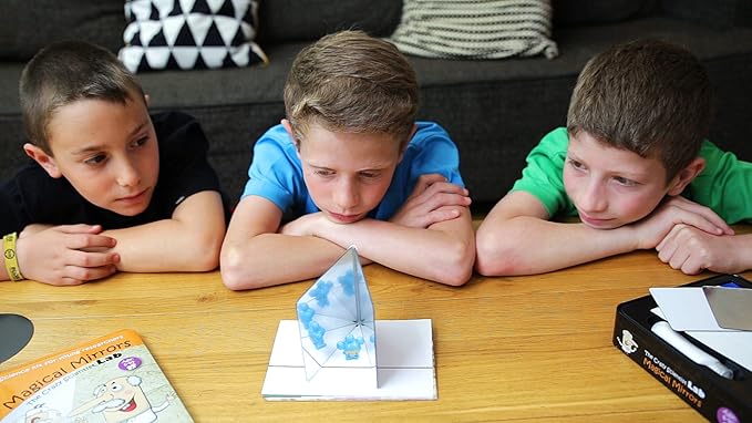 The Purple Cow Crazy Scientist Lab Magical Mirrors Science Kit