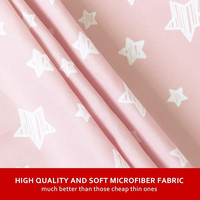 Mini Crib Sheets Fitted 4 Pack for Girls (38" X 24"), Compatible with Dream on Me, Delta Porta Crib and Arms Reach Ideal Cosleeper, Pink