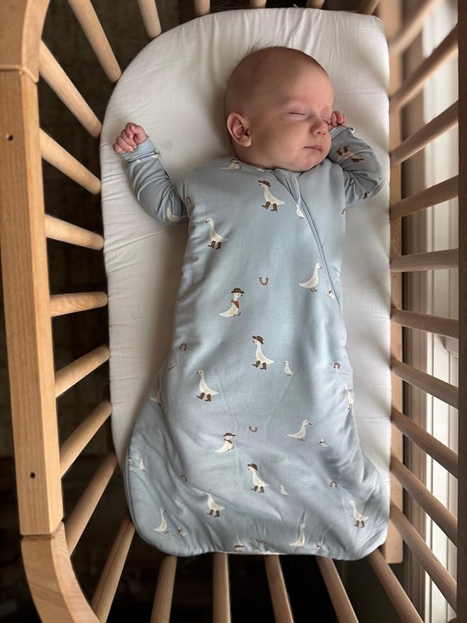 GUNAMUNA günamüna Unisex Baby, Toddler Wearable Blanket, Sleeping Bag Bamboo Rayon, Sleep Sack with Diaper Zipper, 2.6 TOG